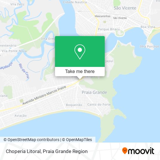 Mapa Choperia Litoral