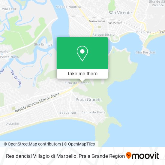 Mapa Residencial Villagio di Marbello