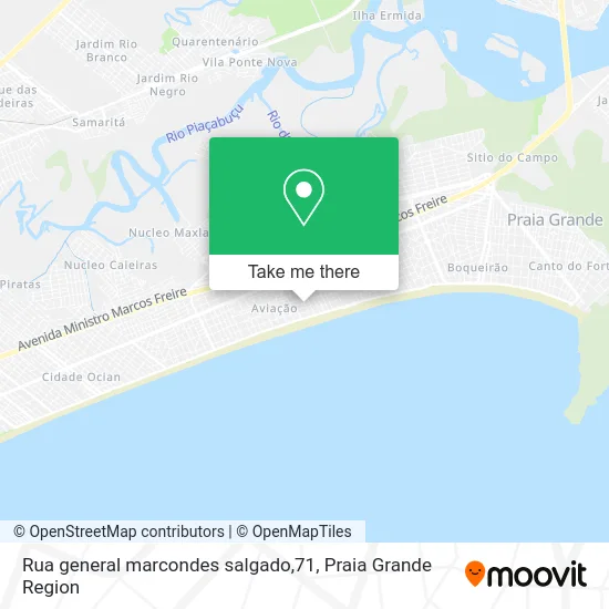 Rua general marcondes salgado,71 map