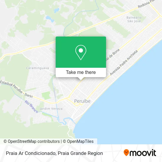 Praia Ar Condicionado map