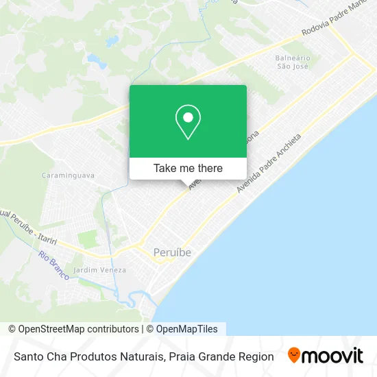 Santo Cha Produtos Naturais map