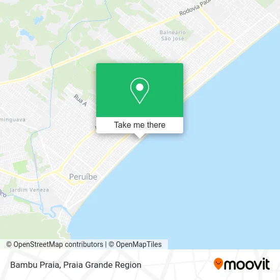Bambu Praia map