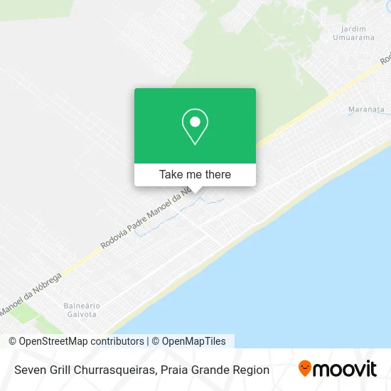 Seven Grill Churrasqueiras map