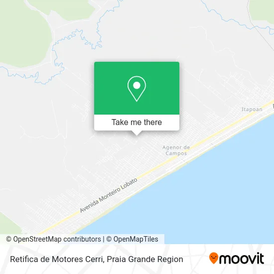Retifica de Motores Cerri map