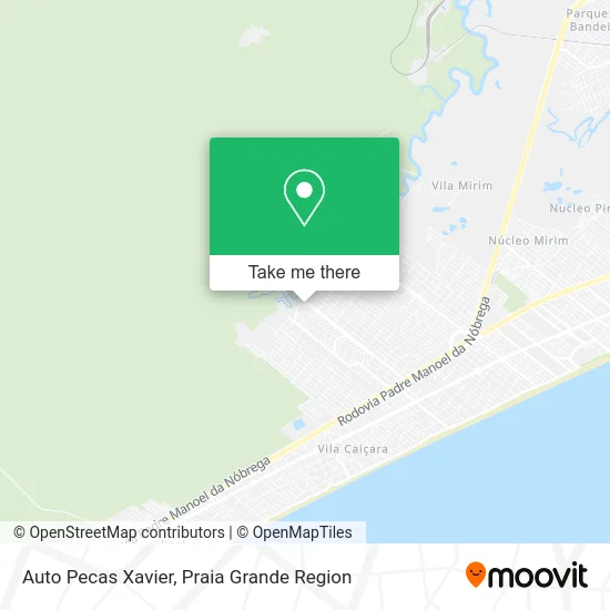 Auto Pecas Xavier map