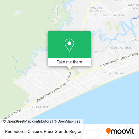 Radiadores Oliveira map