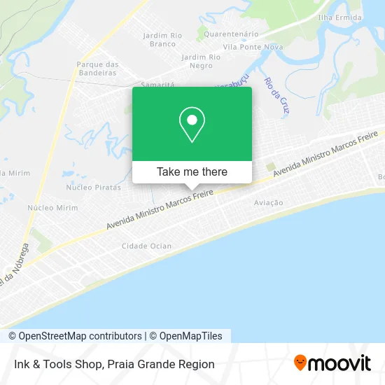 Ink & Tools Shop map