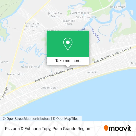 Pizzaria & Esfiharia Tupy map