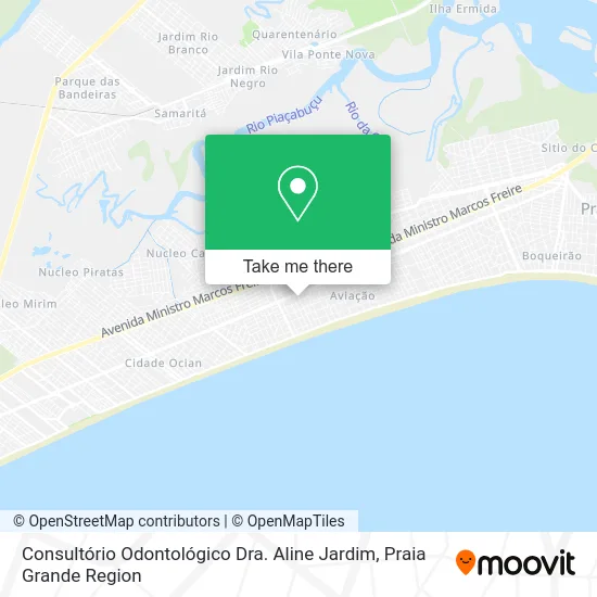 Consultório Odontológico Dra. Aline Jardim map
