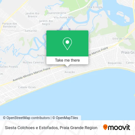 Siesta Colchoes e Estofados map