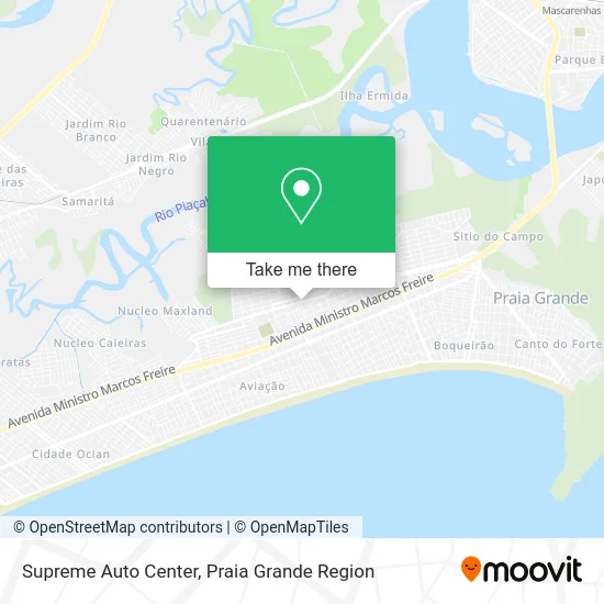 Supreme Auto Center map