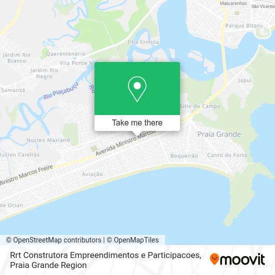 Rrt Construtora Empreendimentos e Participacoes map