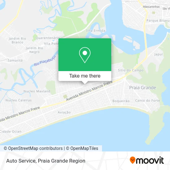 Auto Service map