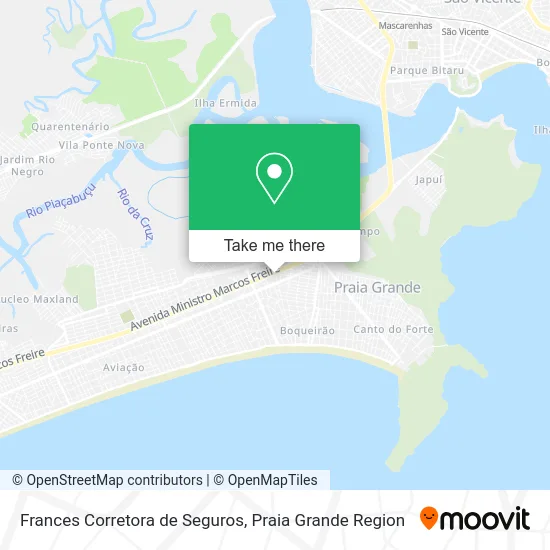 Frances Corretora de Seguros map