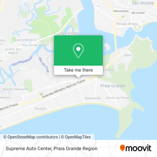 Supreme Auto Center map