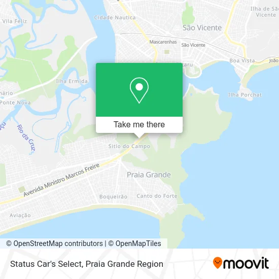 Status Car's Select map