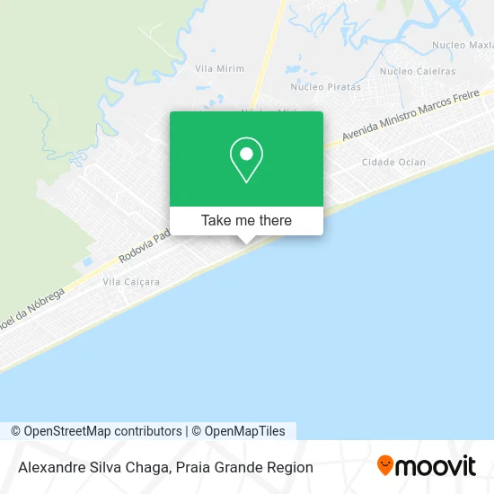 Alexandre Silva Chaga map