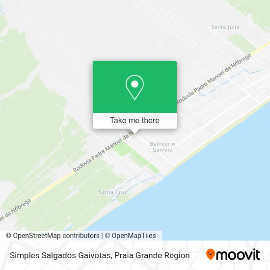 Simples Salgados Gaivotas map