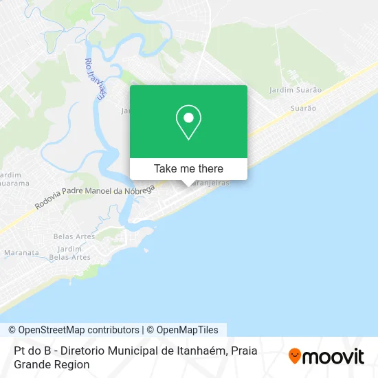 Mapa Pt do B - Diretorio Municipal de Itanhaém