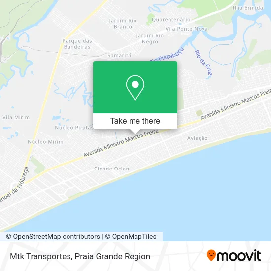 Mtk Transportes map