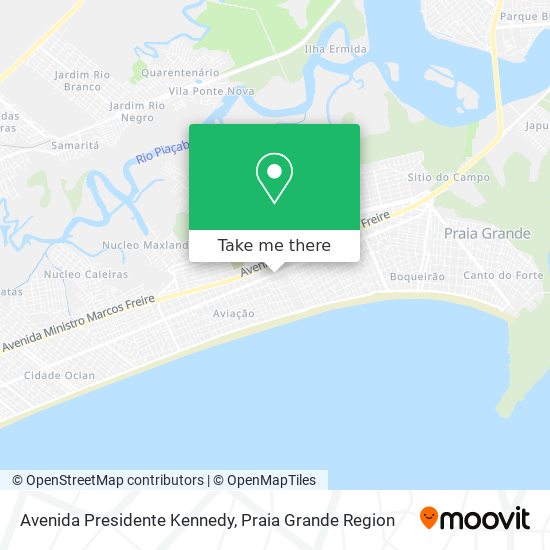 Avenida Presidente Kennedy map
