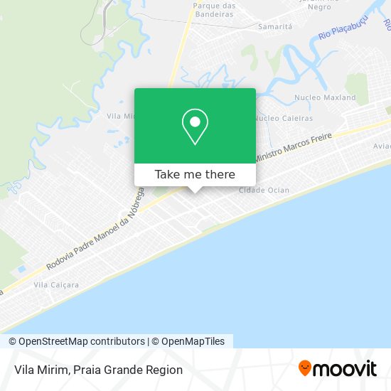 Vila Mirim map