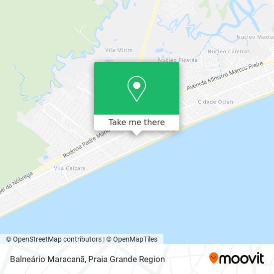 Balneário Maracanã map