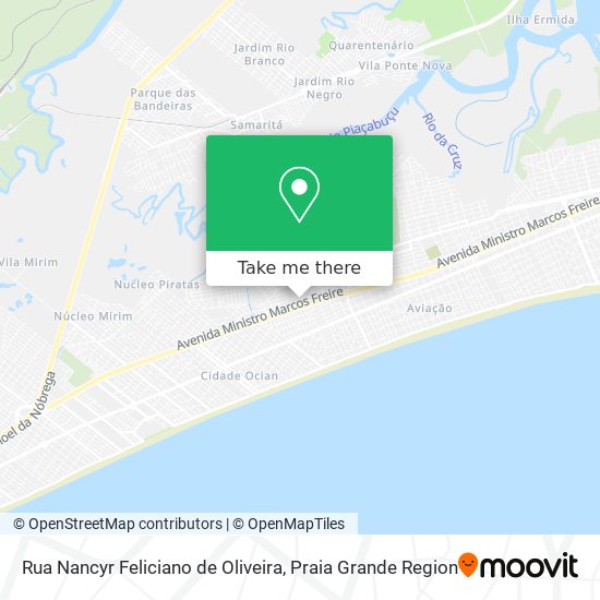 Rua Nancyr Feliciano de Oliveira map