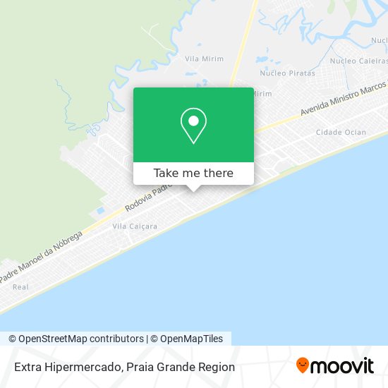 Extra Hipermercado map