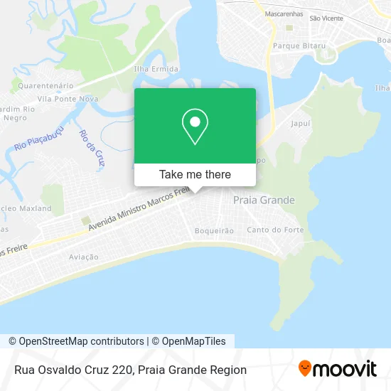 Rua Osvaldo Cruz 220 map