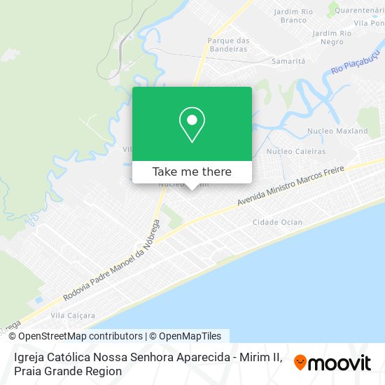 Igreja Católica Nossa Senhora Aparecida - Mirim II map