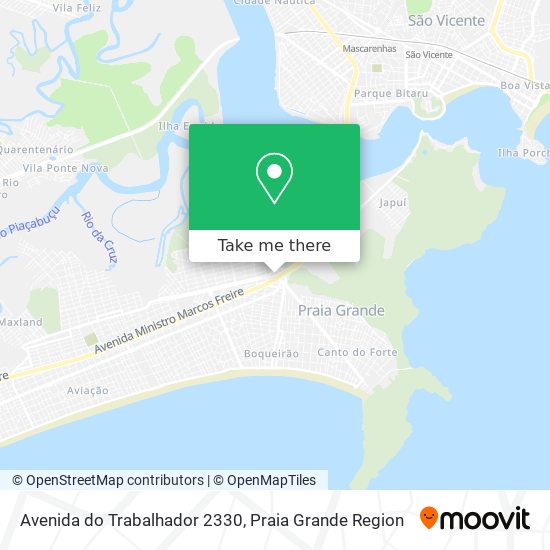 Avenida do Trabalhador 2330 map