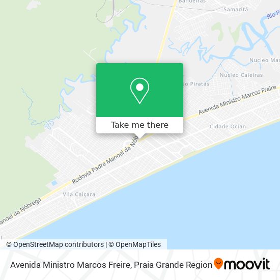 Mapa Avenida Ministro Marcos Freire