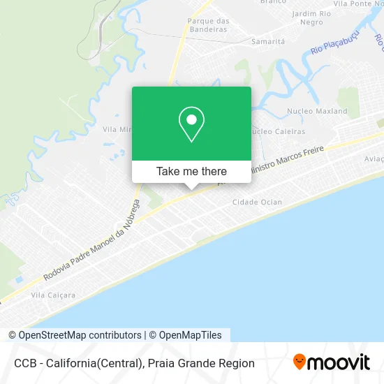 CCB - California(Central) map