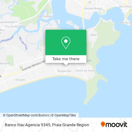 Banco Itau Agencia 9345 map