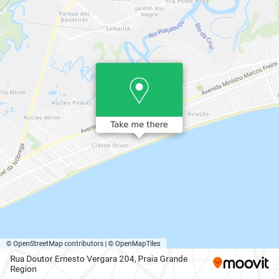 Mapa Rua Doutor Ernesto Vergara 204