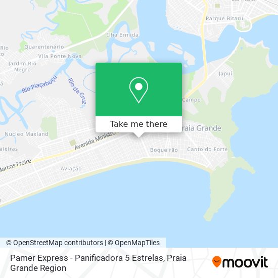 Pamer Express -	Panificadora 5 Estrelas map