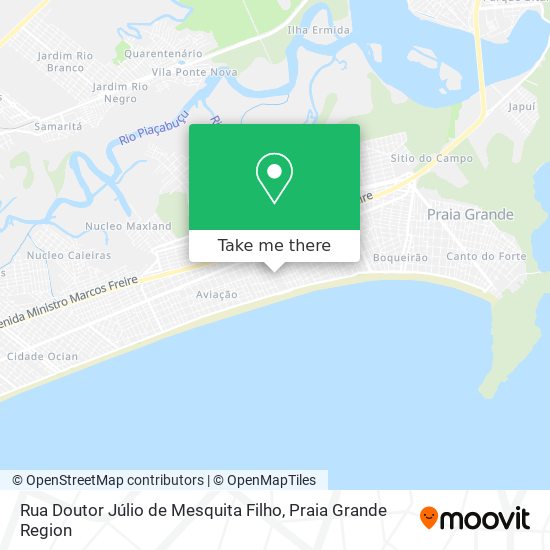 Rua Doutor Júlio de Mesquita Filho map