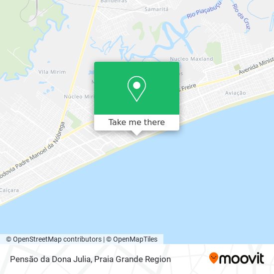 Pensão da Dona Julia map