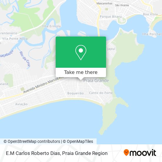 E.M Carlos Roberto Dias map
