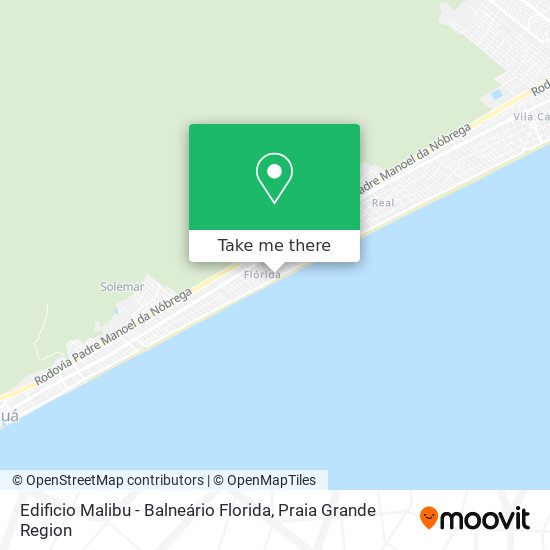 Edificio Malibu - Balneário Florida map