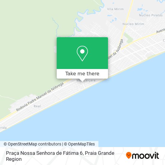 Mapa Praça Nossa Senhora de Fátima 6