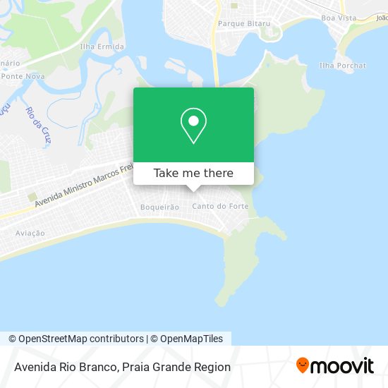 Avenida Rio Branco map