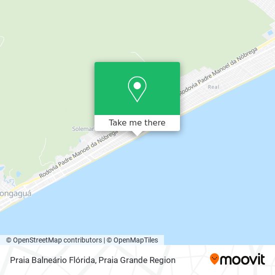 Praia Balneário Flórida map