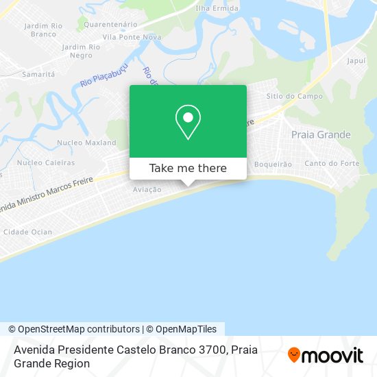 Avenida Presidente Castelo Branco 3700 map