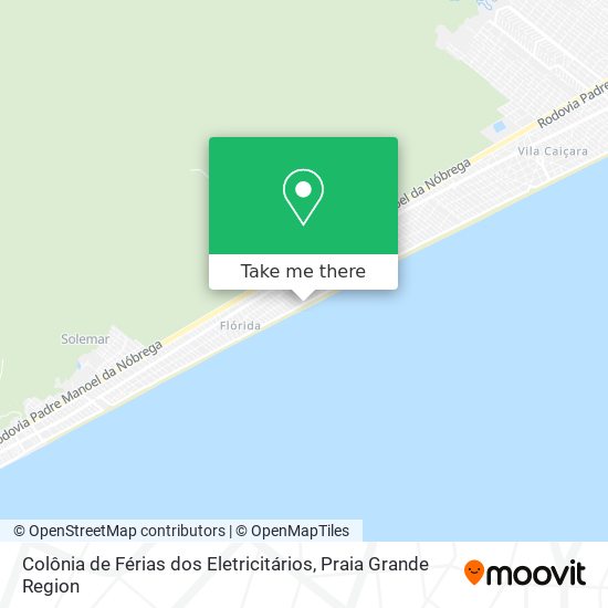 Colônia de Férias dos Eletricitários map