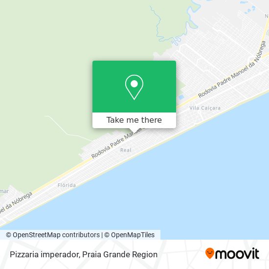 Pizzaria imperador map