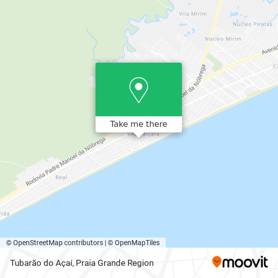 Tubarão do Açaí map