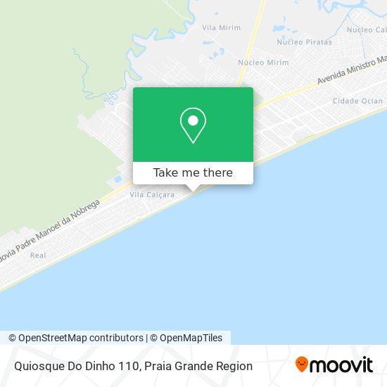 Quiosque Do Dinho 110 map