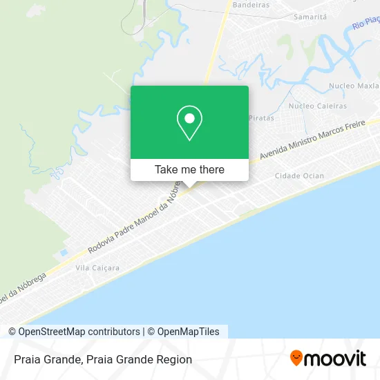Praia Grande map